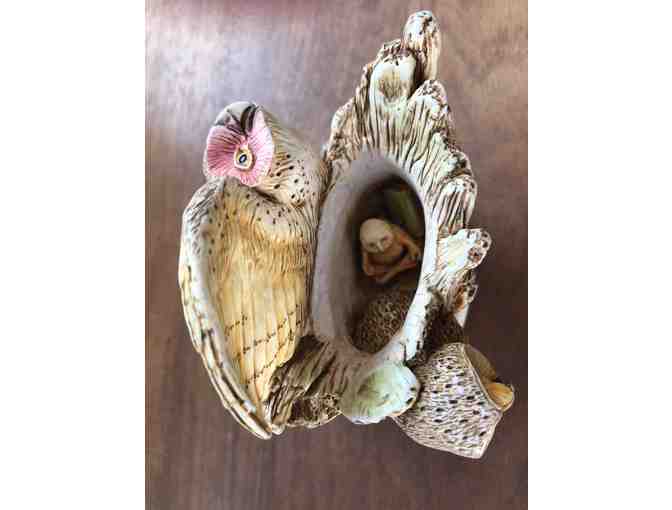 Harmony Kingdom 'Tender is the Night' Owl Figurines by Martin Perry