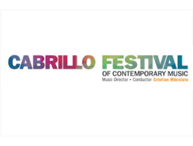 2 tickets to the Cabrillo Festival of Contemporary Music - Photo 1