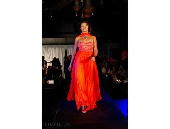 Sherri Hill Strapless Embellished Evening Gown