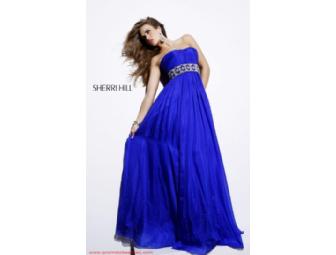 Sherri Hill Royal Blue Gown