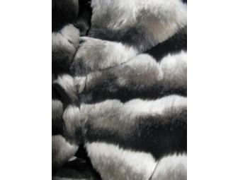 Faux Fur Cropped 3/4 Sleeve Jacket