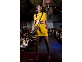 Pretty Birdie's Asymmetrical Mustard Gauze and Hemp Linen Mini Dress