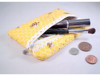 Honey Bee Zippered Pouch