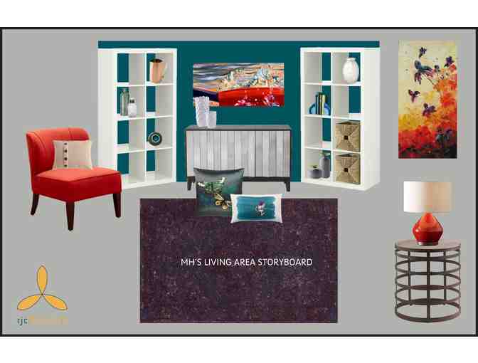 Complete interior e-Design for one room from rjcDESIGN