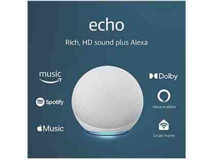 1 Amazon Echo Dot (4th Gen - Glacier White)