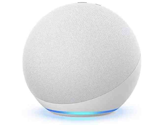 1 Amazon Echo Dot (4th Gen - Glacier White)