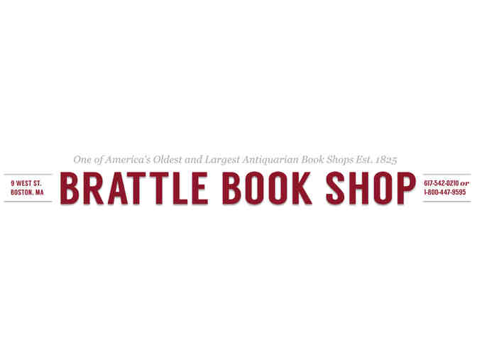 $100 Gift Certificate to use at Brattle Book Shop