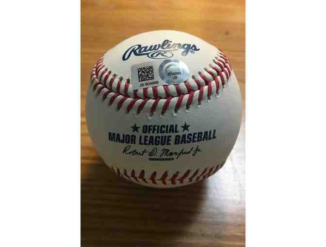 Boston Red Sox's Chris Young Autographed Baseball