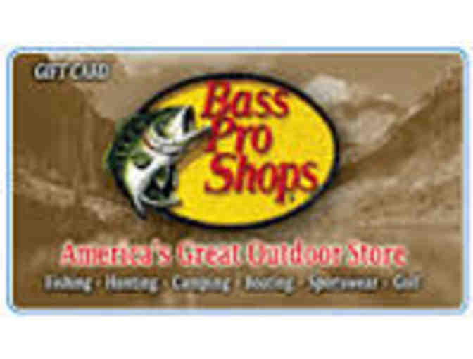Bass Pro Shops  $25 Gift Card