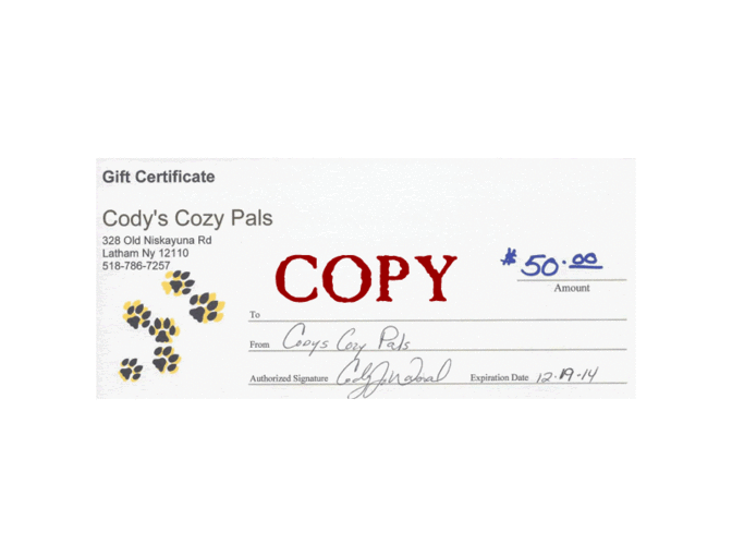 Raffle Item: Dog Grooming by Cody's Cozy Pals