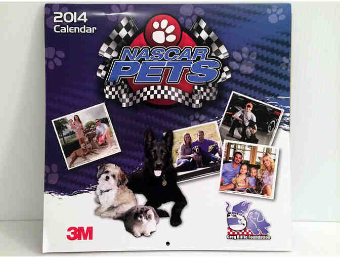 2014 NASCAR Pets Calendar Signed by Driver Greg Biffle