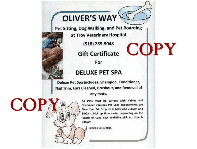 Deluxe Pet Spa at Troy Veterinary Hospital