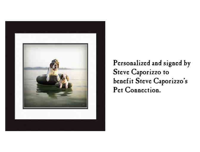 'Pa & Pea, The Buddies' Framed Print Personalized and Signed by Steve Caporizzo