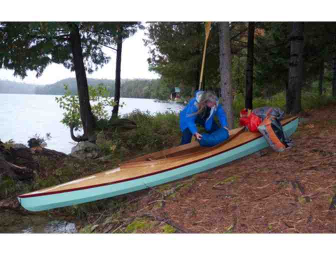 Hand Crafted boat built by Berwick Students and Master Boatbuilder