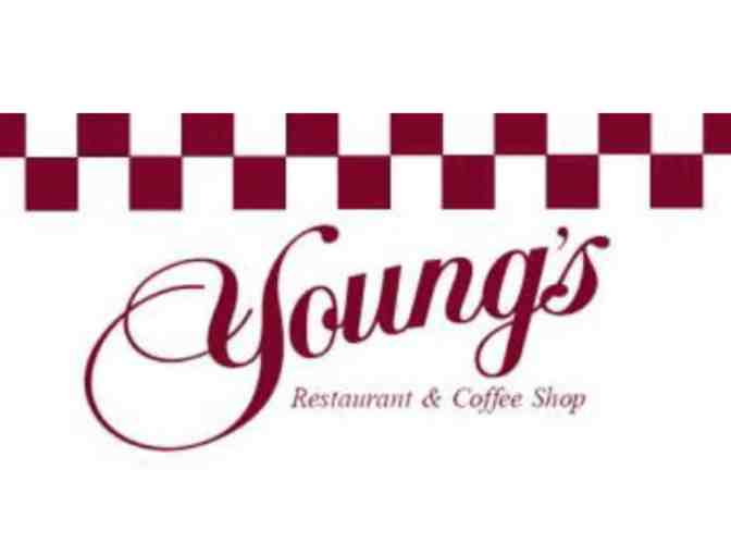 Gift card to Young's Restaurant & Coffee Shop - Photo 1
