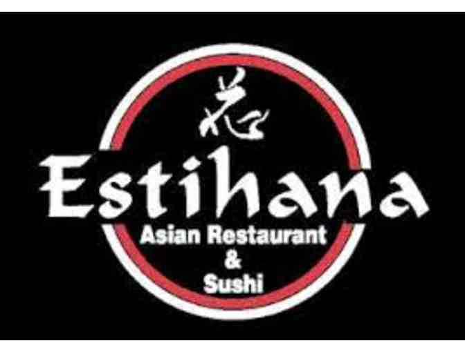$50 Gift Card - Estihana Asian Restaurant & Sushi, Teaneck, New Jersey - Photo 1