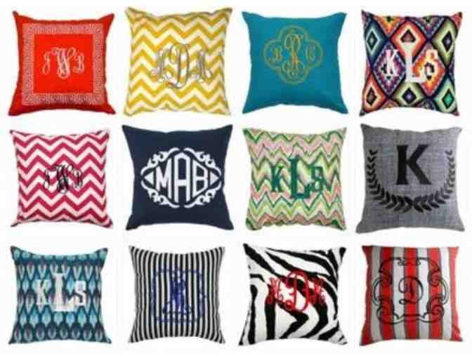 Little Cupcakes - Monogrammed Pillow