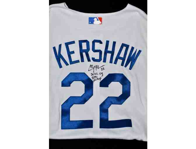 Clayton Kershaw Autographed Jersey