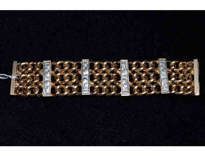 BelAir Home - Gold Necklace with Swarovski Crystals and Gold Bracelet