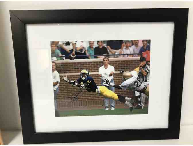 Autographed & Framed Photo of Michigan Football Legend Desmond Howard