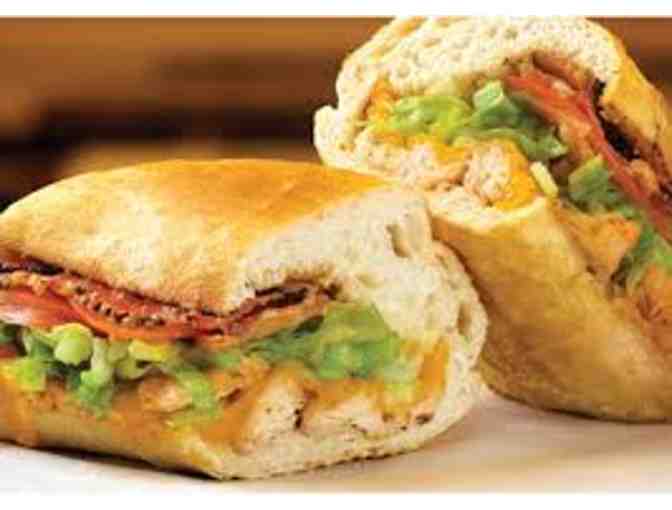 Five Free Sandwich Gift Cards from Potbelly