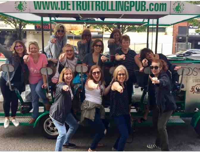 Ride for Up to 15 People on the Detroit Rolling Pub