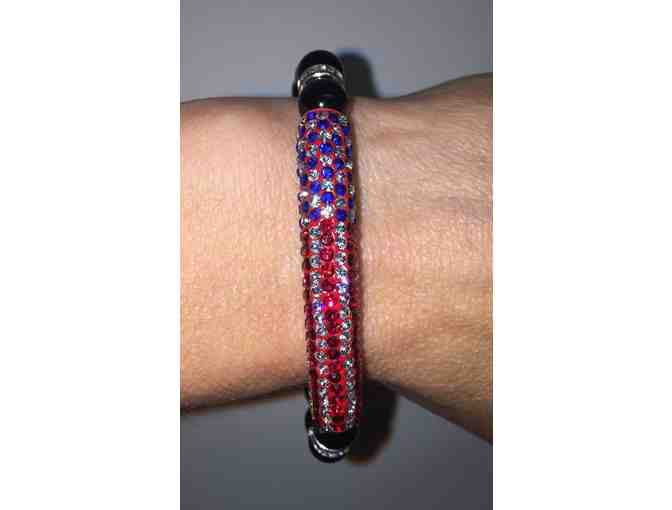 Crystal Flag bracelet
