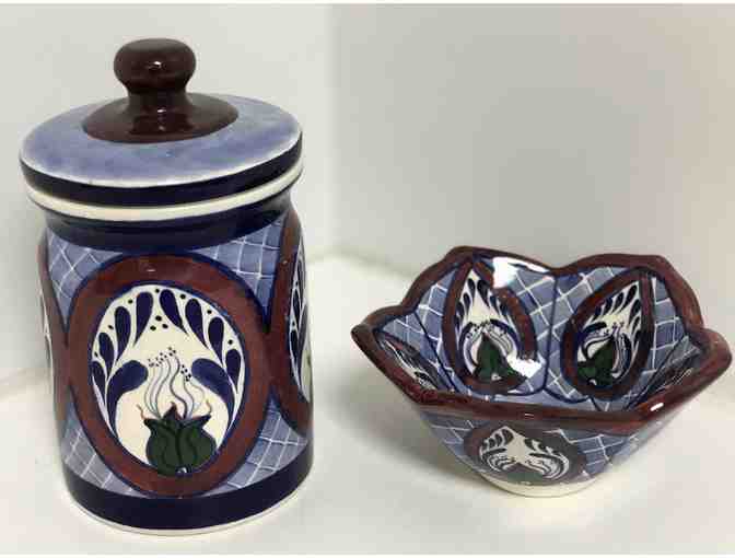 Hand crafted Mexican ceramic accent pieces