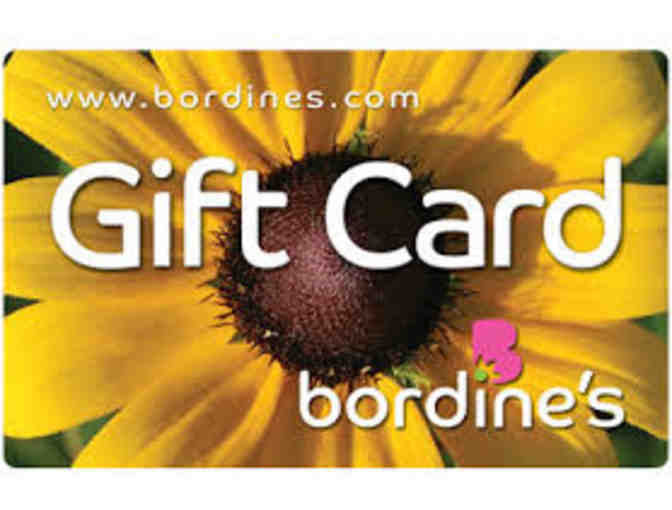 $25 gift card to Bordine's