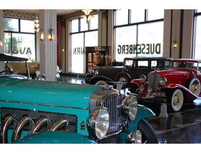 4 Tickets to the Auburn Cord Duesenberg Automobile Museum