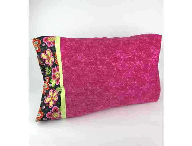 Handmade Pretty Pink Pillowcase