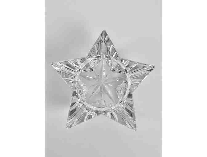 Waterford Crystal Star Pillar Candle Holder