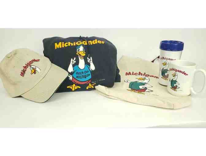 Collection of Michigander Merchandise