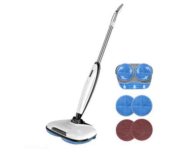 2 in 1 Versatile Cordless Spin Mop for Cleaning/Waxing - Photo 2