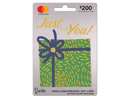 $200 Pre-Paid Mastercard Gift Card