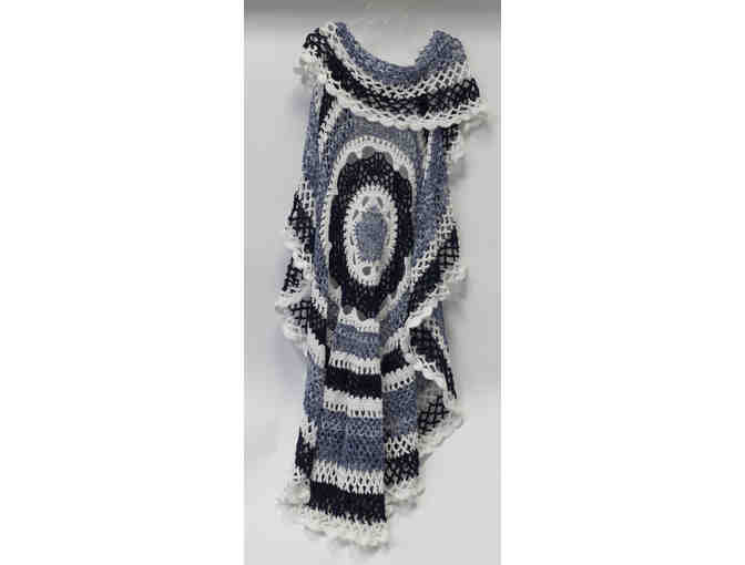 Crocheted Mandala Vest w/ Maxi Dress