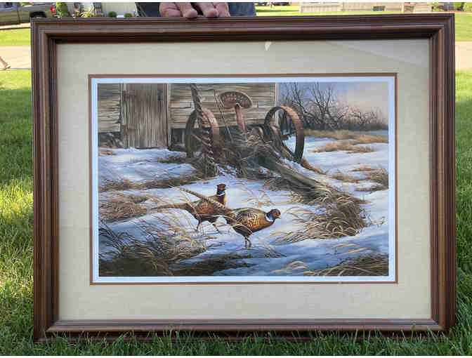 1984 'Abandoned Homestead Pheasant' by Roseymary Millette, 2 - Framed Artwork, 34'x26'