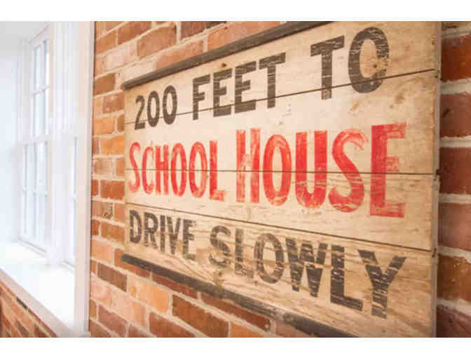 Four nights in a beautifully restored one-room schoolhouse in Vermont