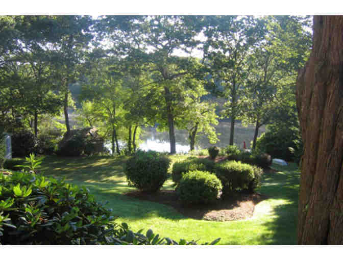 One week at a grand lakefront home near the Rhode Island seashore