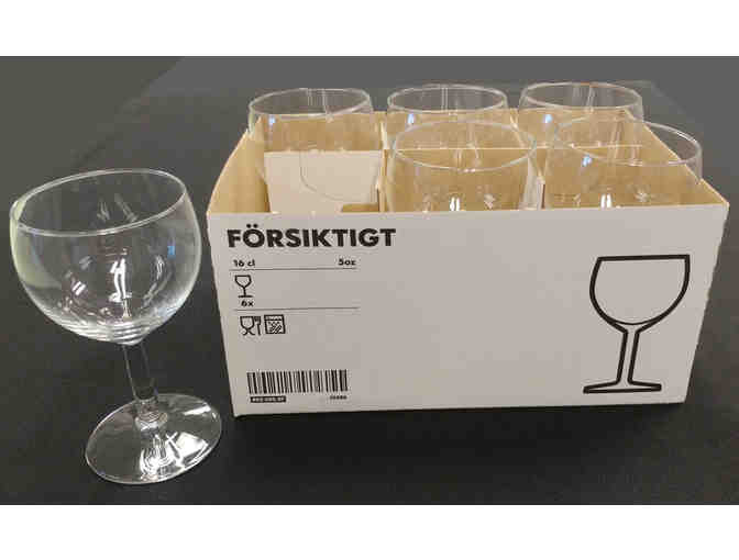 Four Wine Glass Sets (each set includes six) 5 oz. glasses