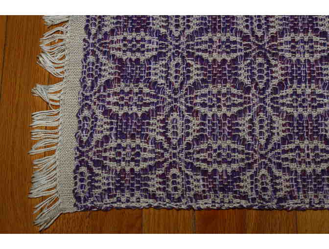 Handmade/Hand Woven Designed Blanket/Table Runner/Shawl