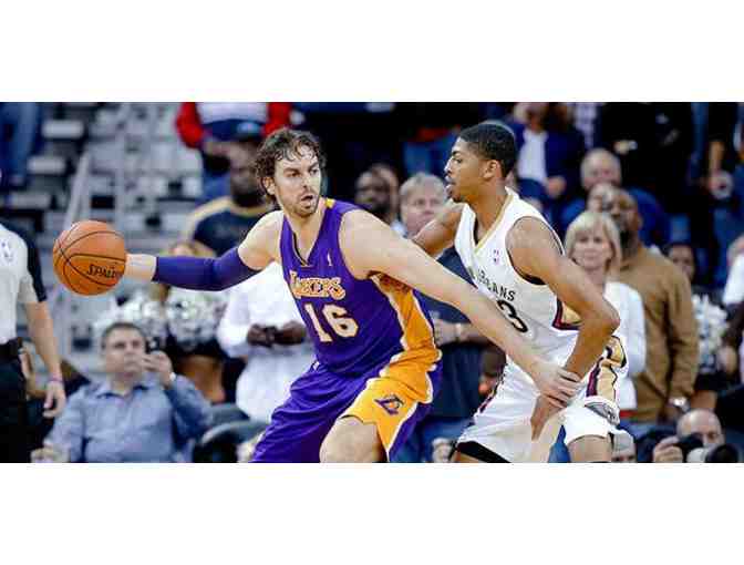 'Lakers vs. Pelicans' - 2 Tickets on 3/4/14, Practically on the Floor!!