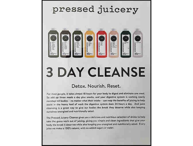 3 Day Cleanse From Pressed Juicery