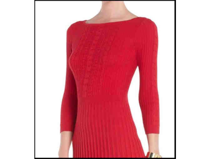 Sweater Dress 'Arley' in Rio Red (Large) by BCBG Max Azria