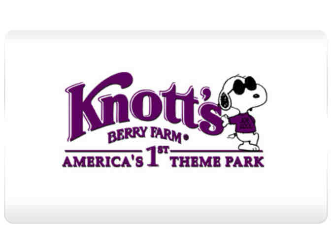 4 One-Day Passes to Knott's Berry Farm
