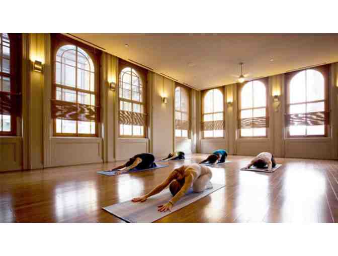 1 Month Unlimited Yoga + 1 Private Group Class for 15 - Yogaworks