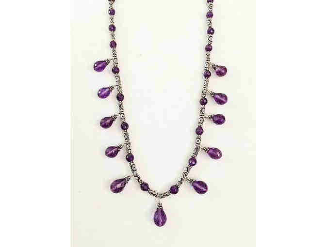 Debra Levin - Sterling Silver and Amethyst necklace