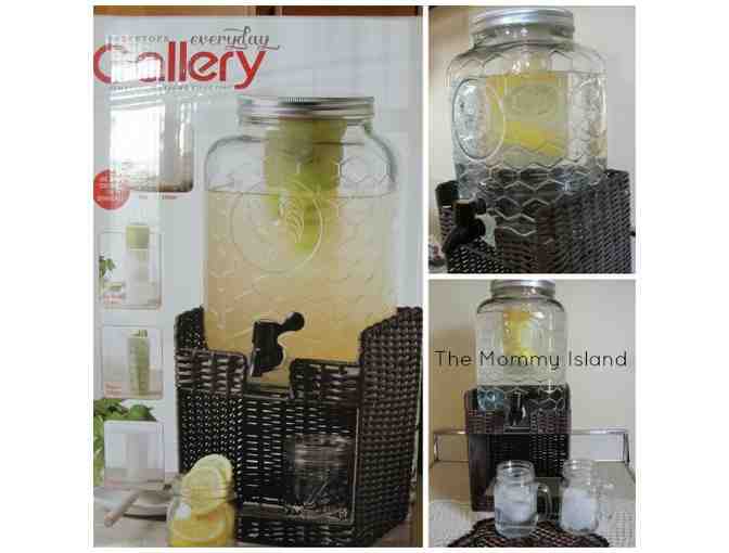 Drink Infuser/Dispenser and Decorative Lemonade Kit
