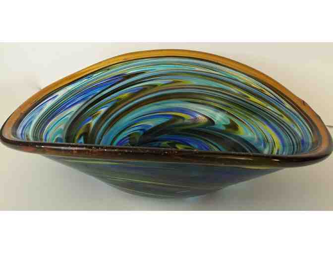 Decorative Glass Bowl - Hand Blown
