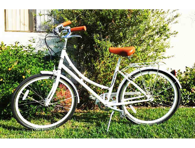 Women's Single Speed Bicycle, Basket, Helmets - LIVE AUCTION ONLY